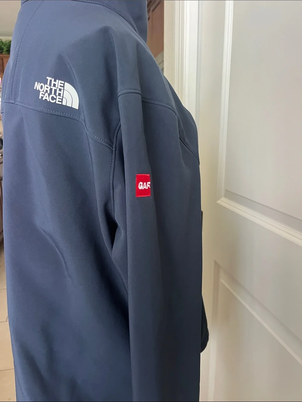EUC The North Face Apex Barrier navy blue full zip jacket size XL